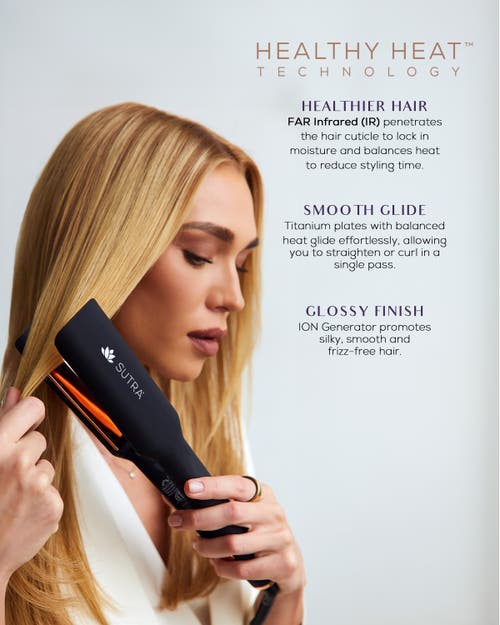 Sutra Ir2 Infrared Flat Iron In Dark Navy Blue/black