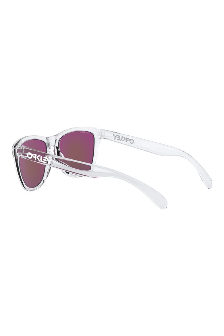 Frogskins 54mm Rectangular Sunglasses, Alternate, color, CLEAR / PURPLE