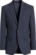 Nordstrom Henrik Trim Fit Solid Stretch Wool Suit Jacket