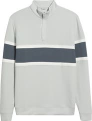 Swannies Owen Chest Stripe Golf Quarter Zip