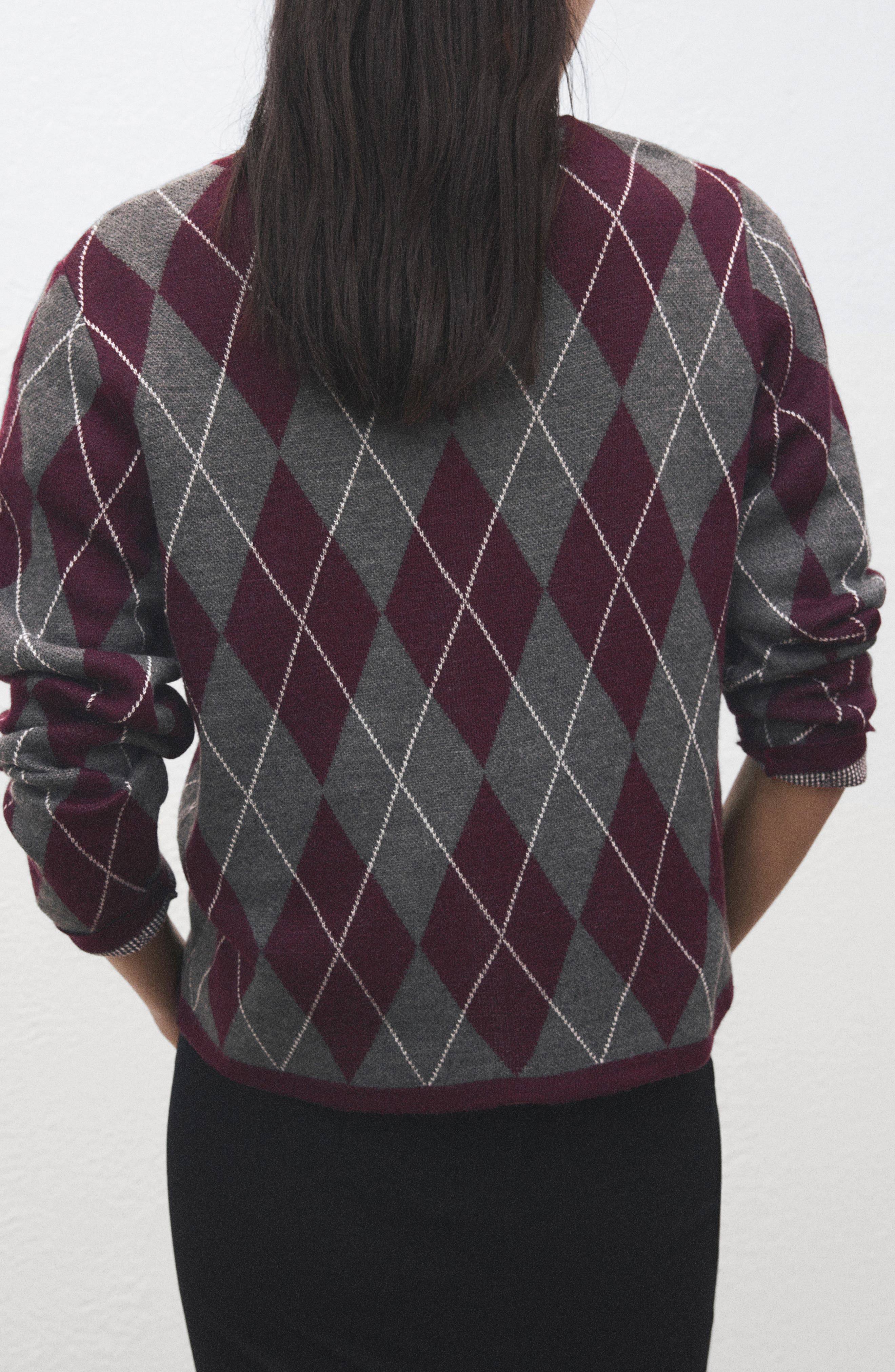 Argyle Crewneck Sweater - image 2