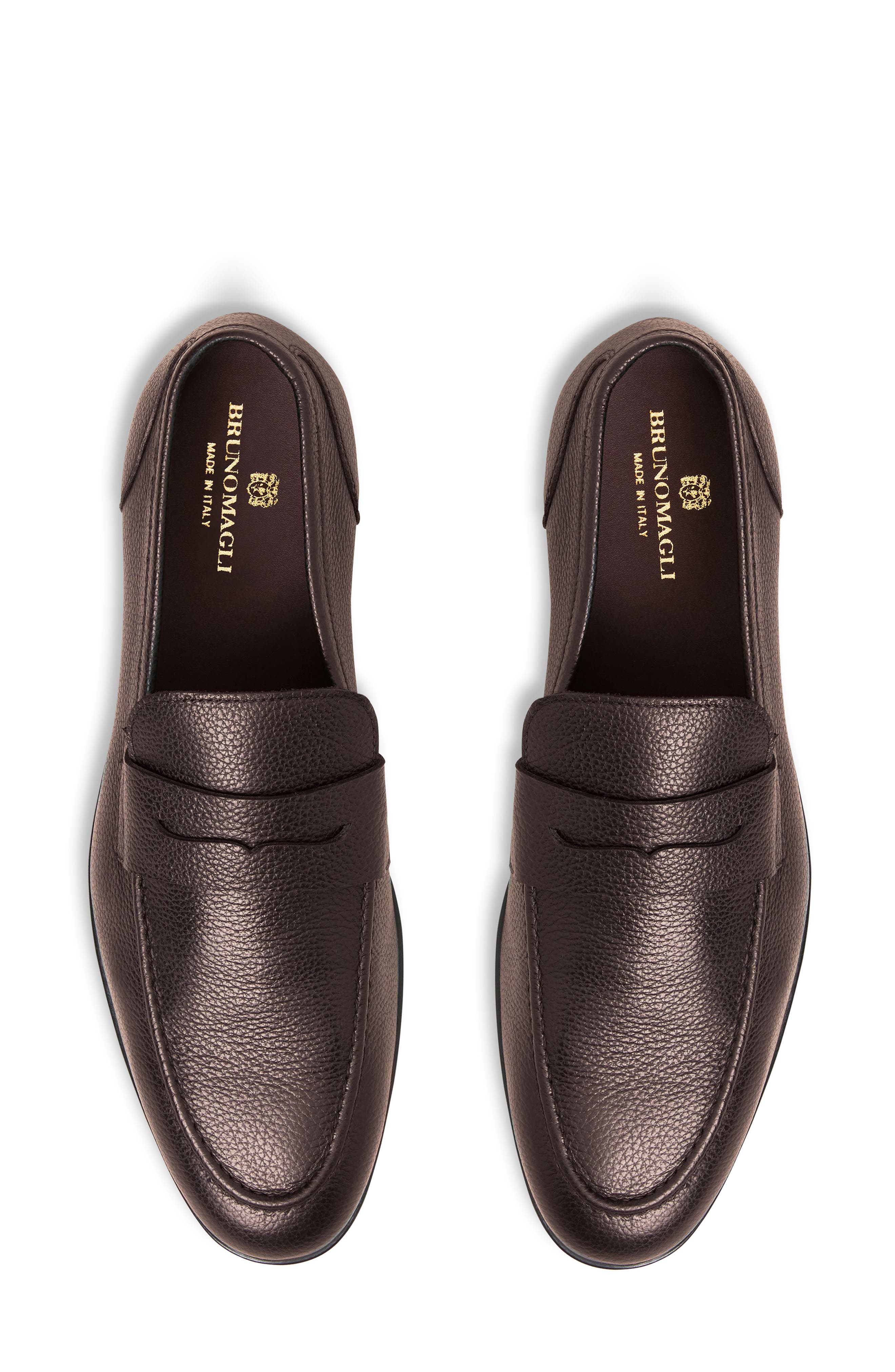 Lastra Penny Loafer, Alternate, color, BROWN TUMBLED