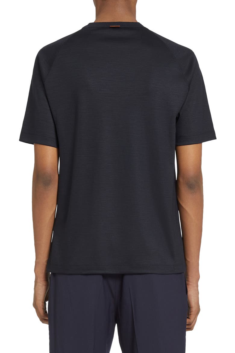 High Performance™ Wool Top, Alternate, color, NAVY