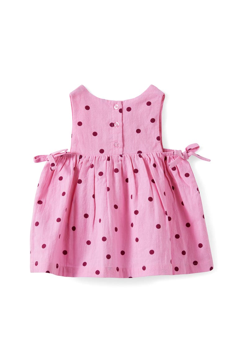 Ellie Woven Dress, Alternate, color, Strawberry Milk Polka Dot