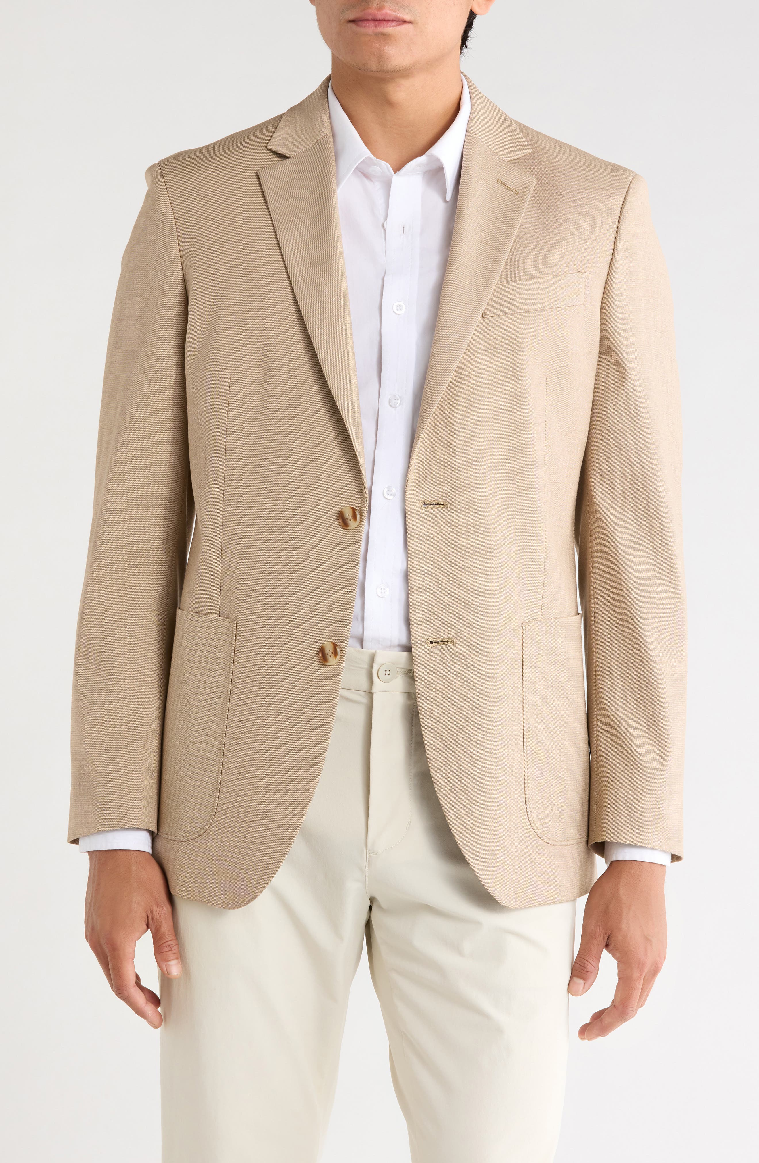 Trim Fit Twill Sport Coat