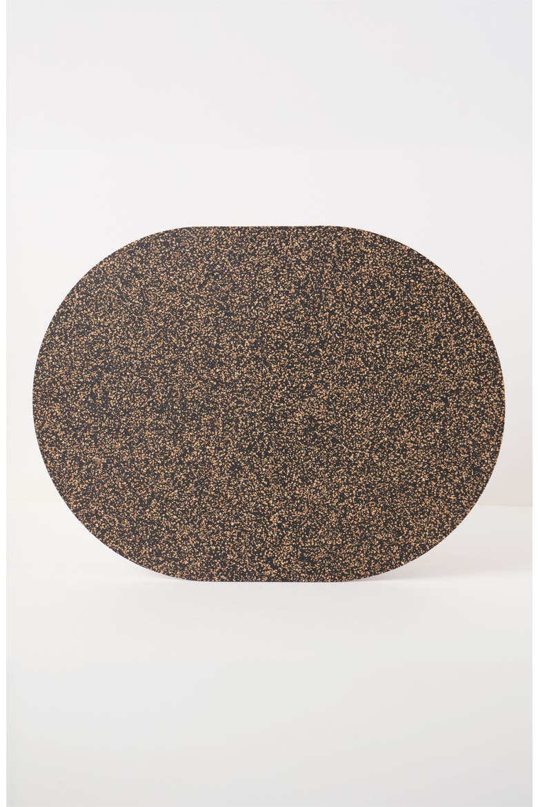 Dash Oval Placemats Set of 6, Alternate, color, Natural Cork