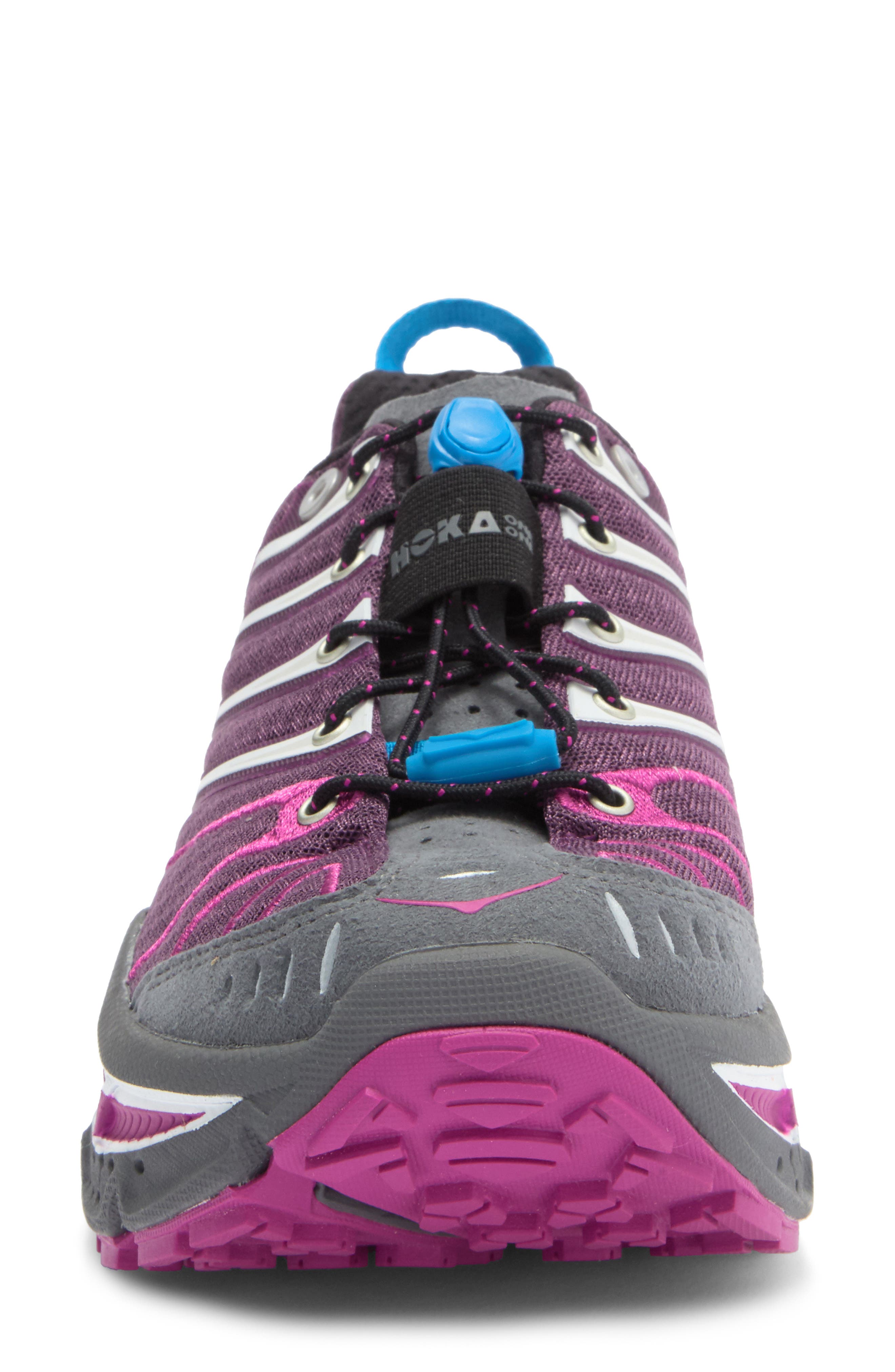 HOKA Stinson Evo OG Running Shoe, Alternate, color, Aubergine / Fuchsia