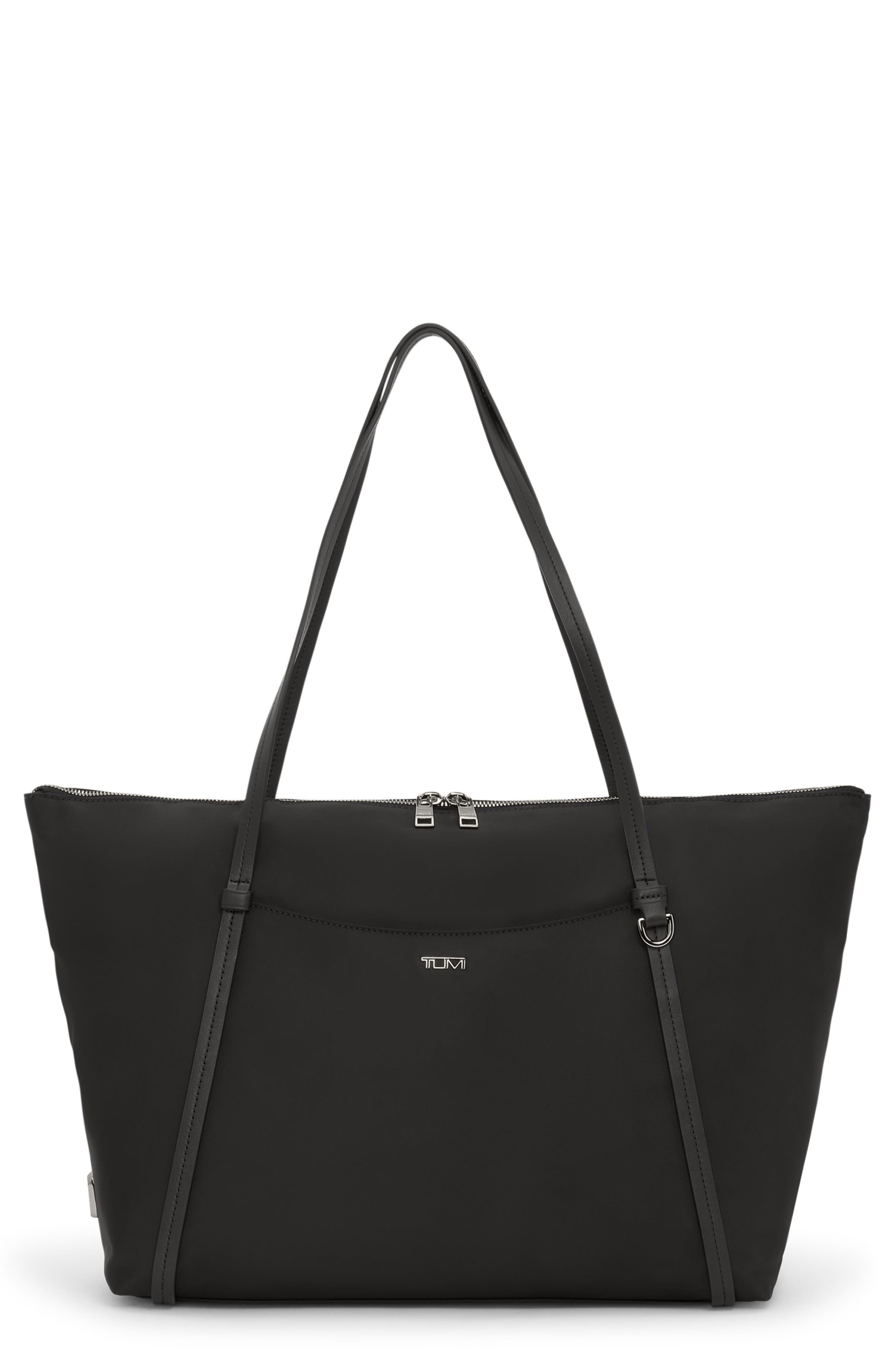 TUMI Q Tote, Main, color, Black/ Gunmetal