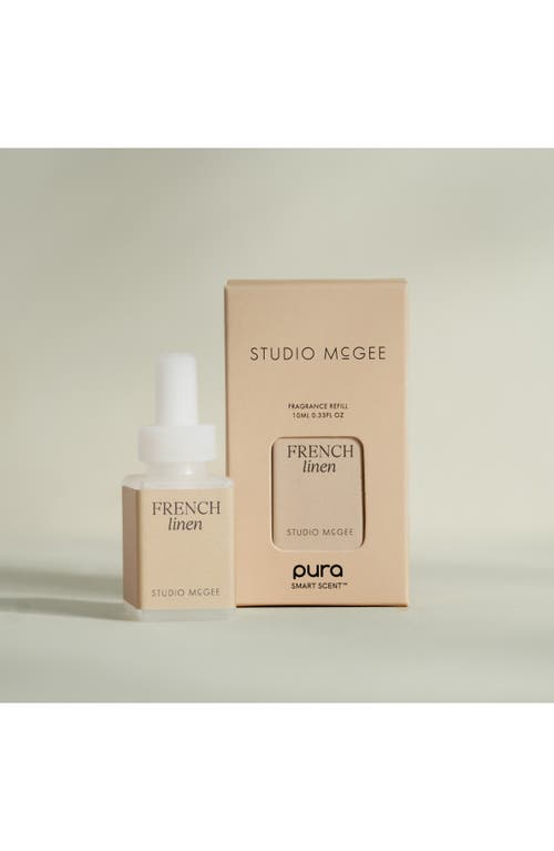 Pura X Studio Mcgee French Linen 2-pack Diffuser Fragrance Refills In French Linen
