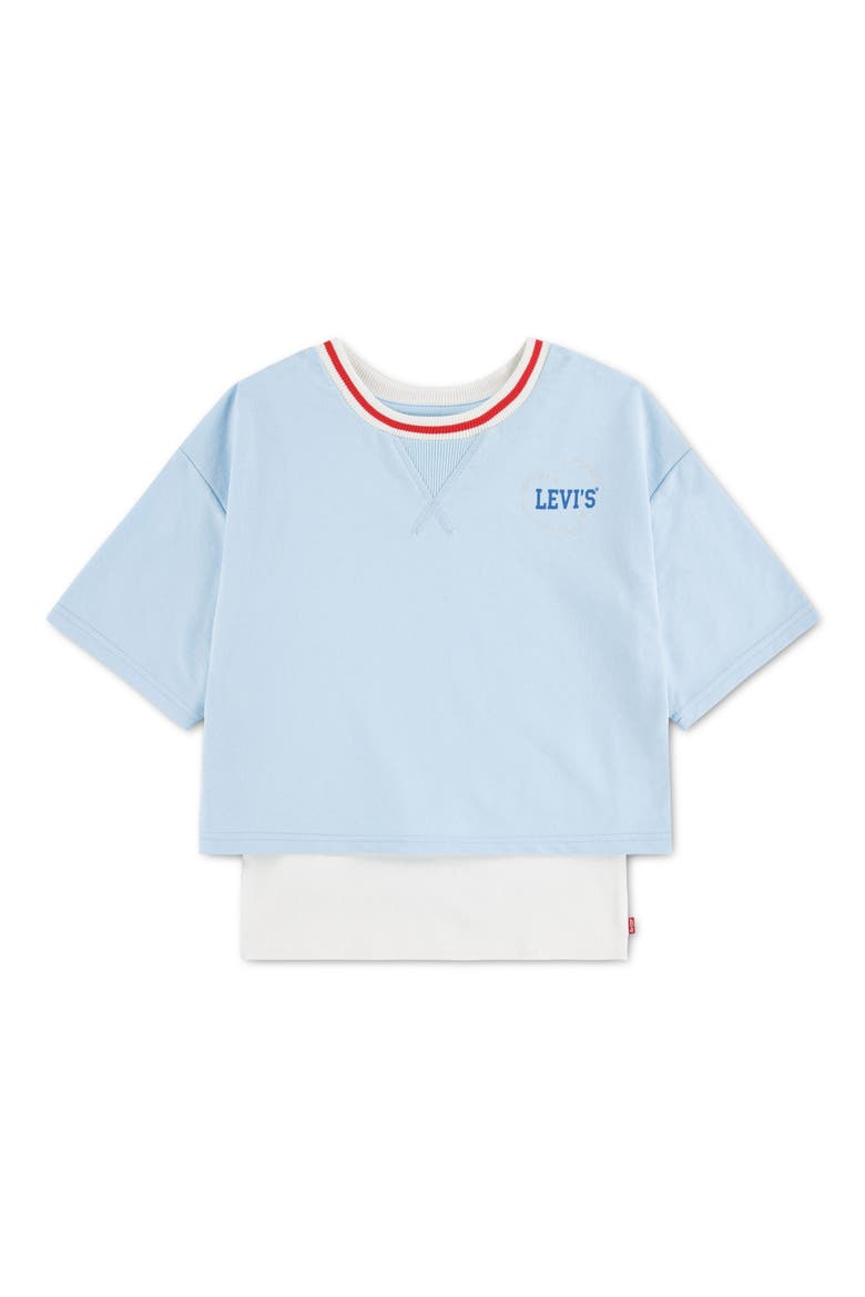 Kids' 2-Piece Layered Logo Tee & Tank Set, Main, color, ANGEL FALLS