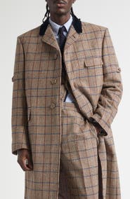 Thom Browne Hunting Tweed Chesterfield Coat