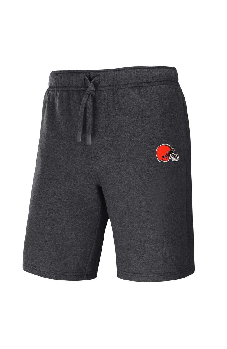 NFL X DARIUS RUCKER Men's NFL x Darius Rucker Collection by Fanatics Heather Charcoal Cleveland Browns Logo Shorts, Alternate, color, Heather Charcoal