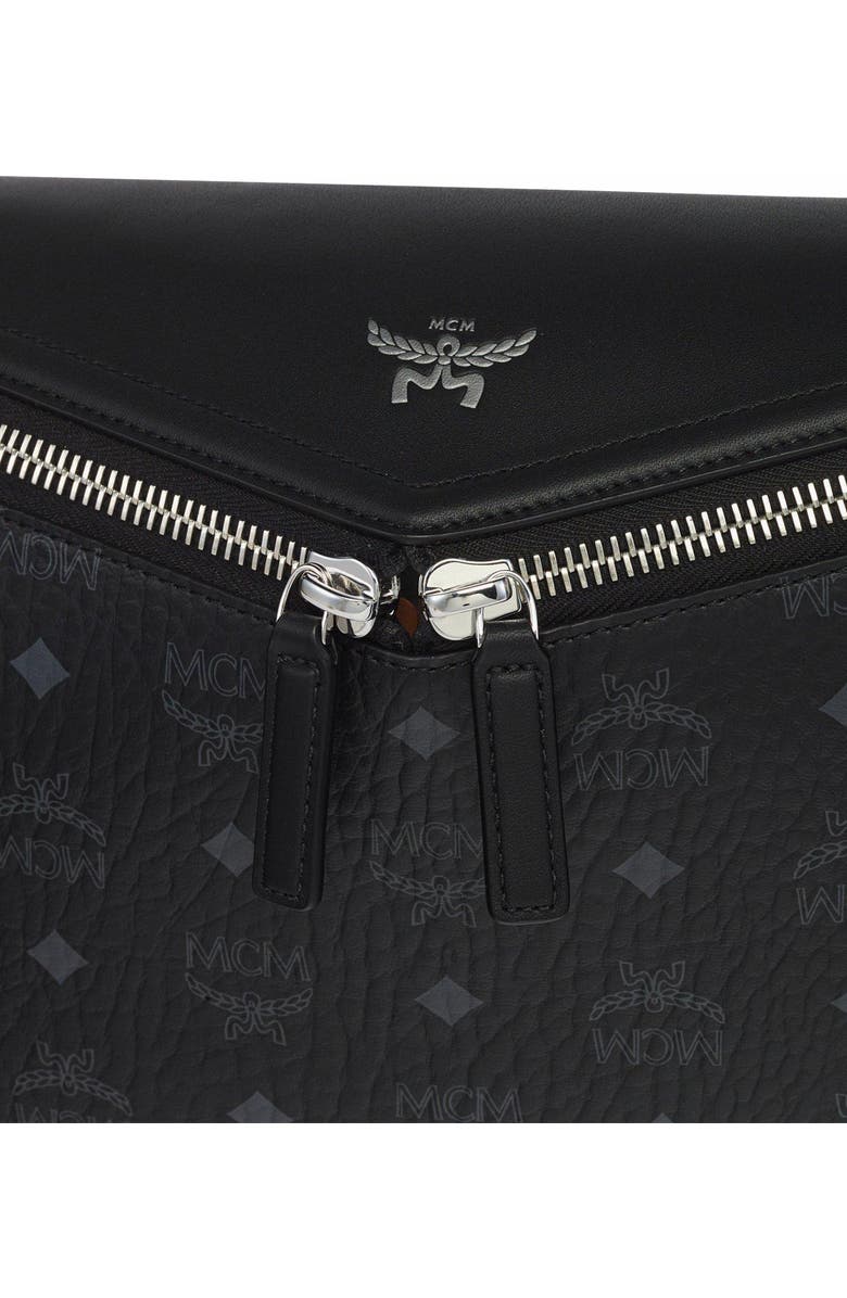 MCM Medium Diamant 3D Crossbody in Visetos Leather Mix, Alternate, color, Bk