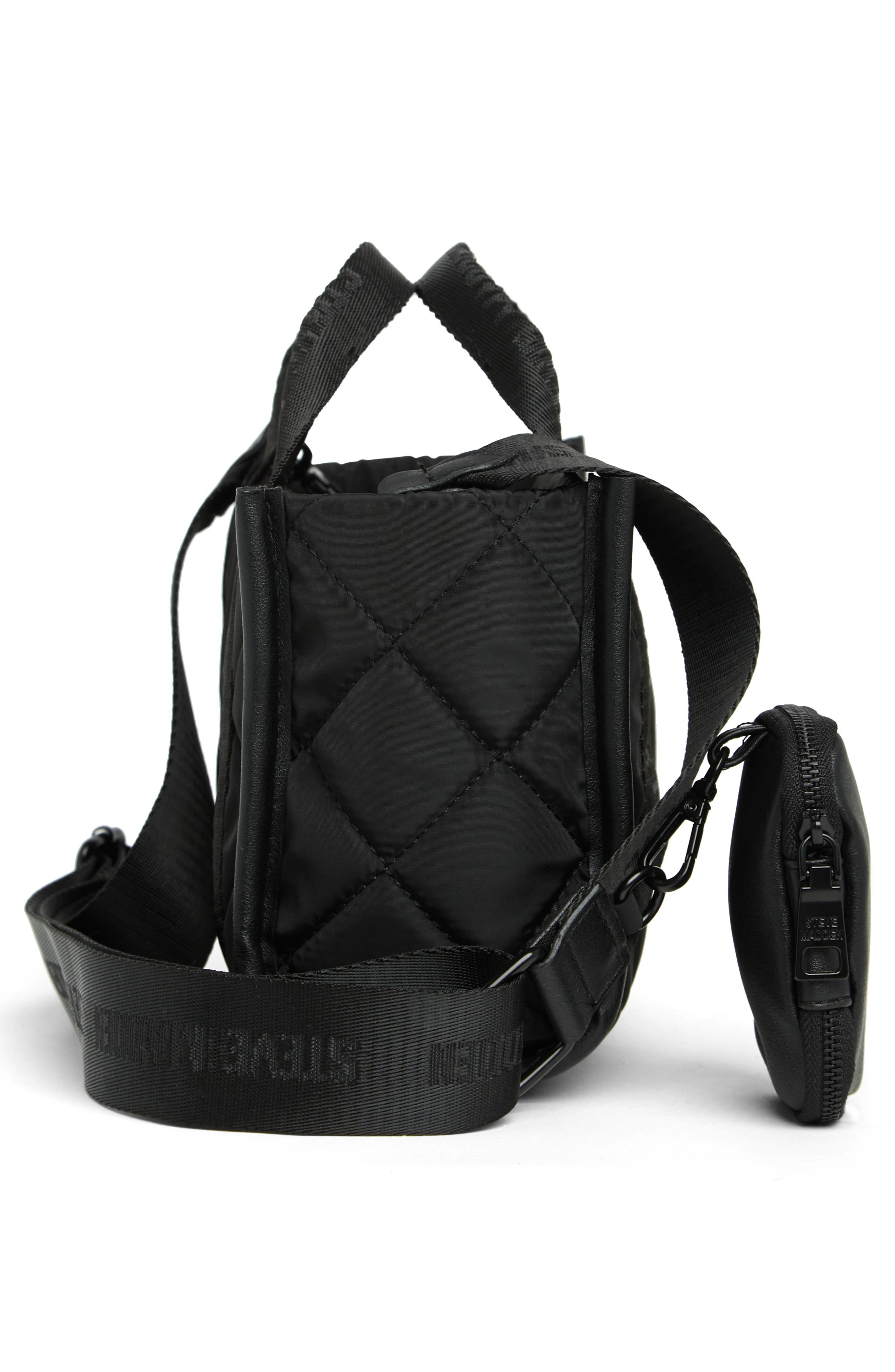 Steve Madden Nylon Quilted Crossbody Bag, Alternate, color, 