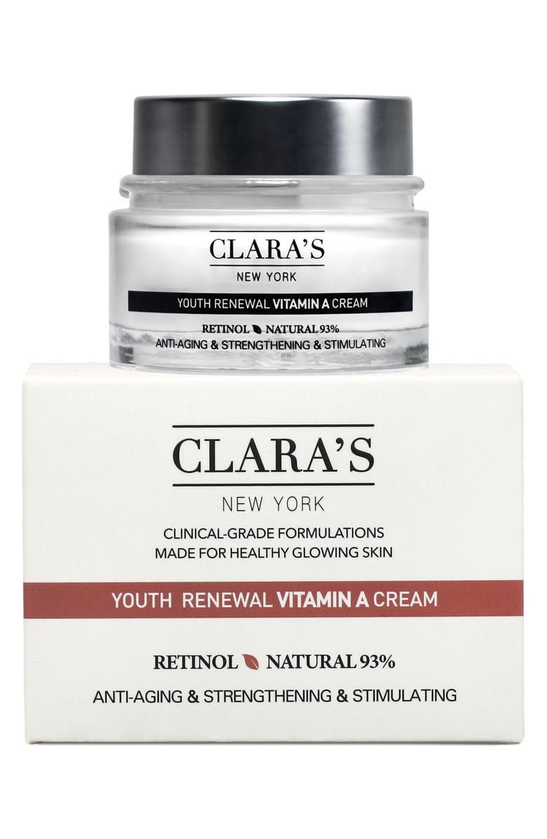 CLARAS NEW YORK Youth Renewal Vitamin A Cream, Main, color, 
