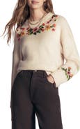 Boden Ella Embroidered Sweater