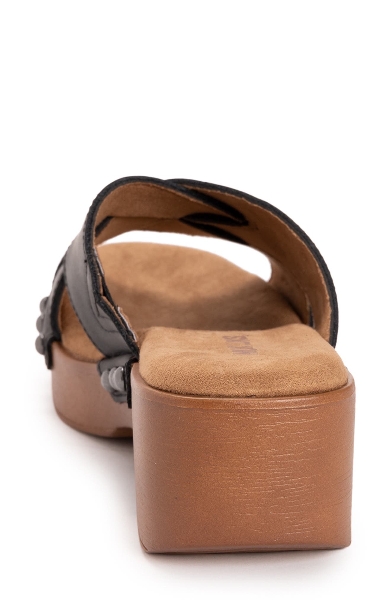 MUK LUKS Cadence Wedge Sandal, Alternate, color, Black