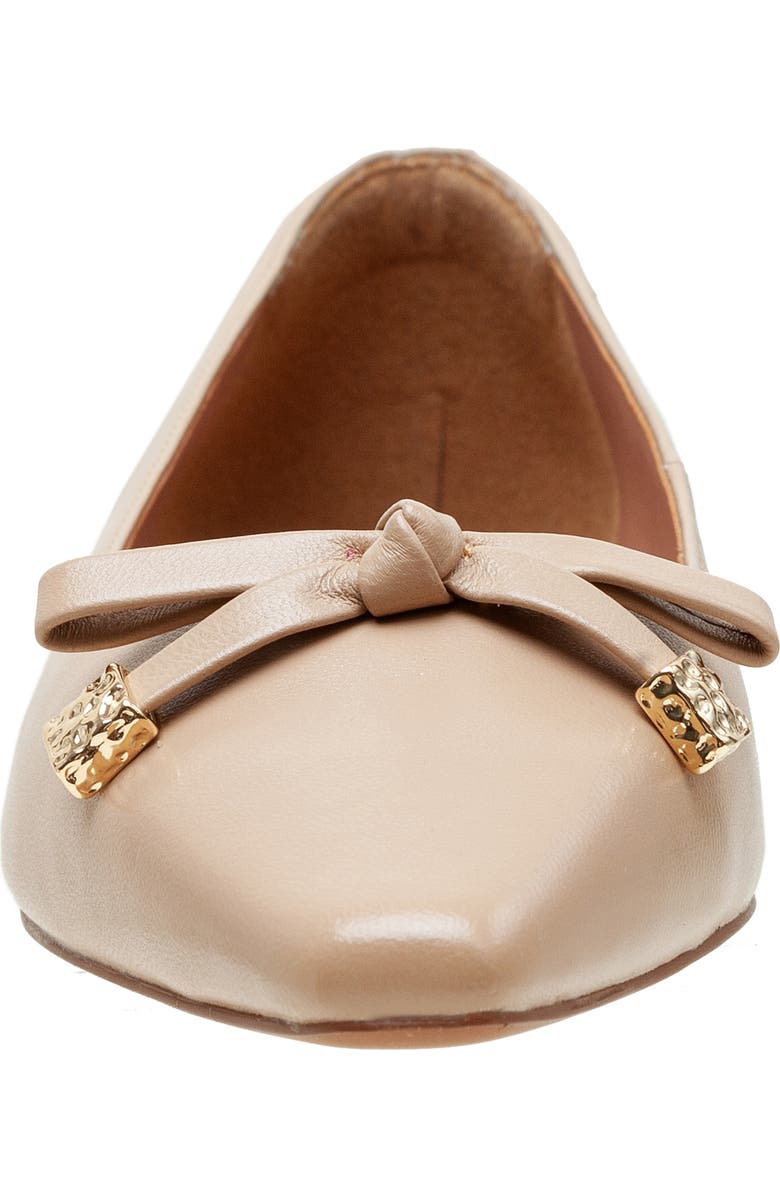 Linea Paolo Nicolis Pointed Toe Flat, Alternate, color, Blush Pink