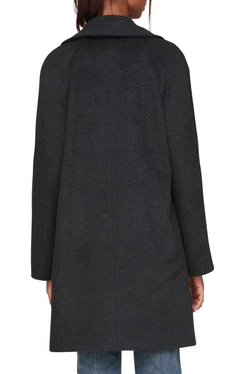 Avec Les Filles Walker Notch Lapel Coat, Alternate, color,