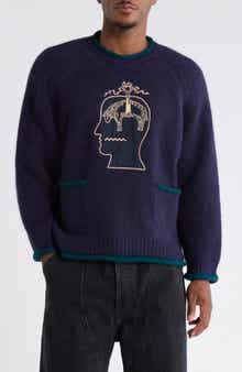 x Brooks Brothers California Logo Embroidered Roll Neck Baby Alpaca Blend Sweater