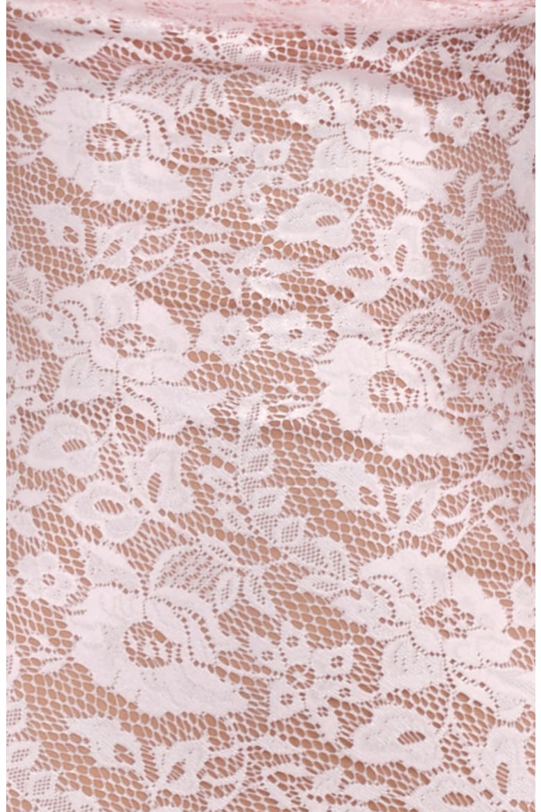 Azzurra Metallic Lace Body-Con Gown, Alternate, color, PINK