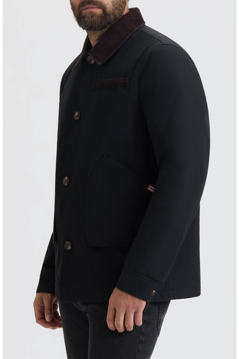 Water Repellent Canvas Barn Jacket, Alternate, color, BLACK