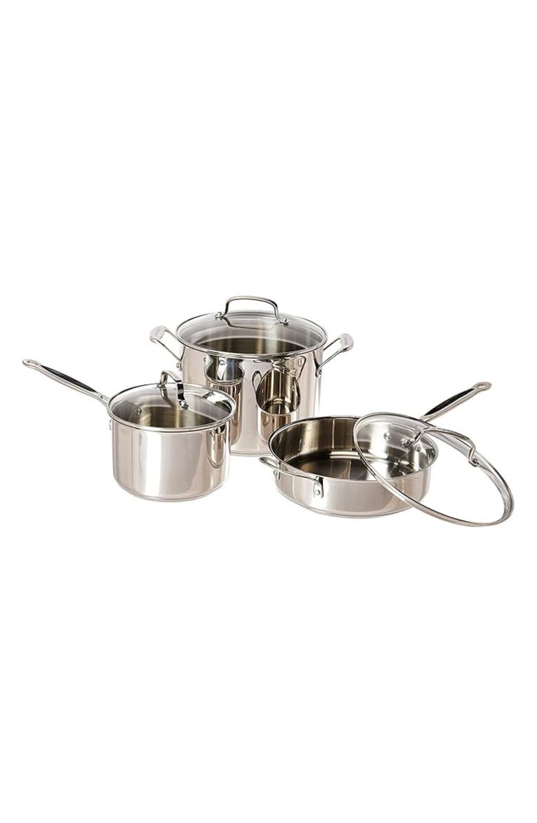 Cuisinart Chef's Classic 14-Piece Stainless Steel Cookware Set, Alternate, color,