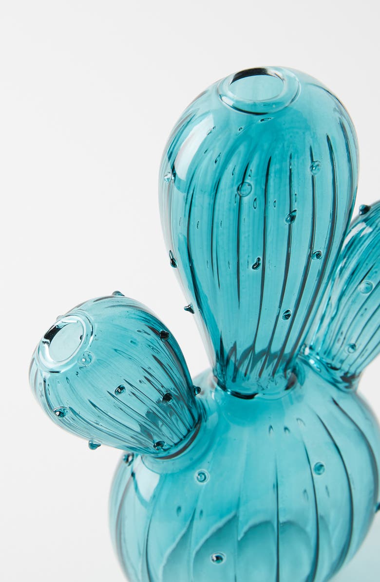 Anthropologie Home Anthropologie Glass Cactus Vase, Alternate, color,