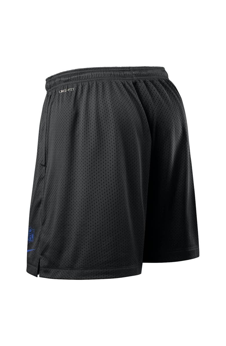 Nike Men's Nike Black Los Angeles Rams Sideline Reversible Performance Shorts, Alternate, color, Black