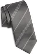 Canali Stripe Silk Tie
