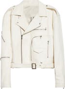 Rick Owens Jumbo Bauhaus Stooges Crop Leather Jacket