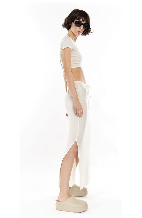 Mother Of All Papper Short Sleeve Crop Top In Animal Print