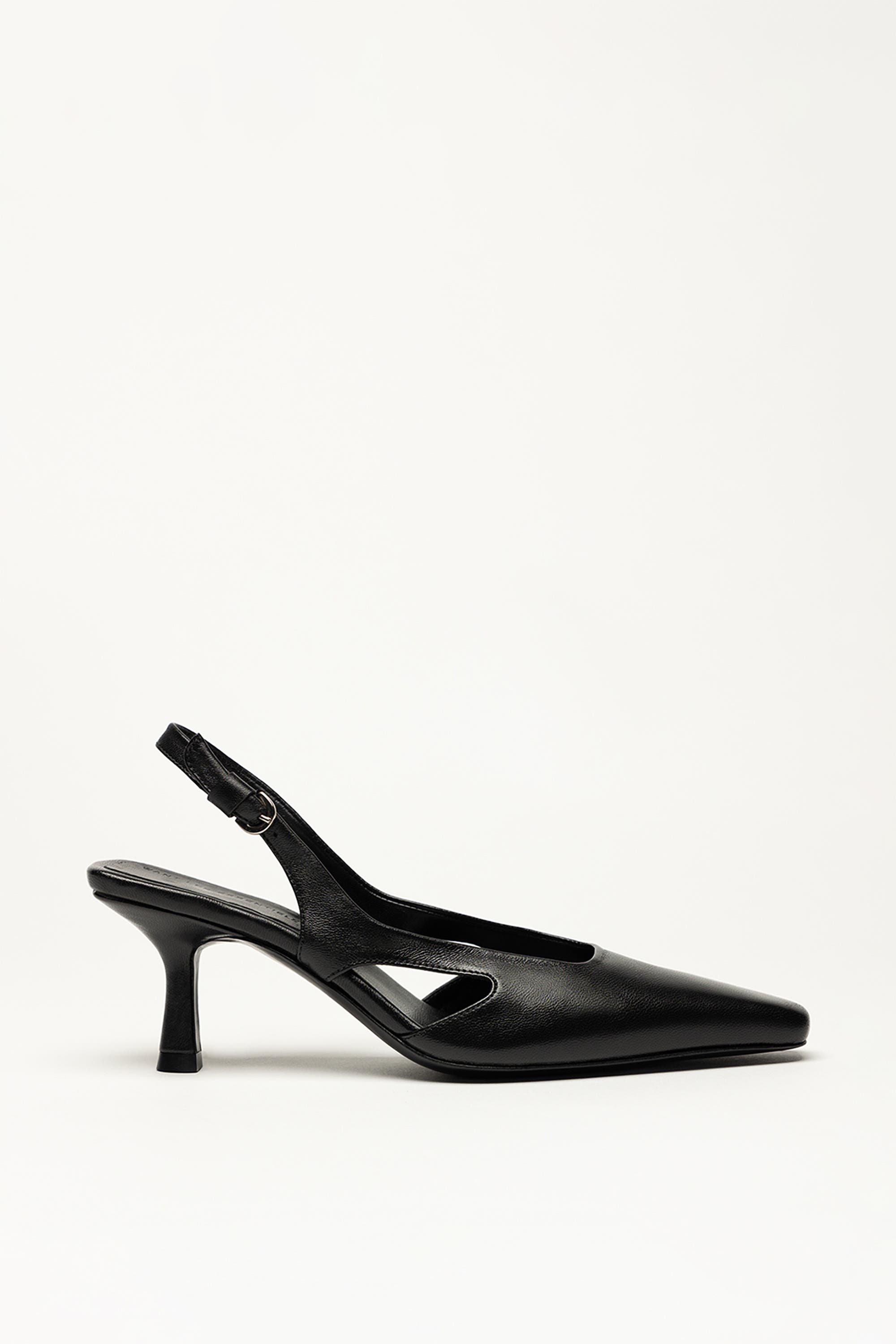 Want Les Essentiels Holton Smooth Leather Slingback Heels, Main, color, Black