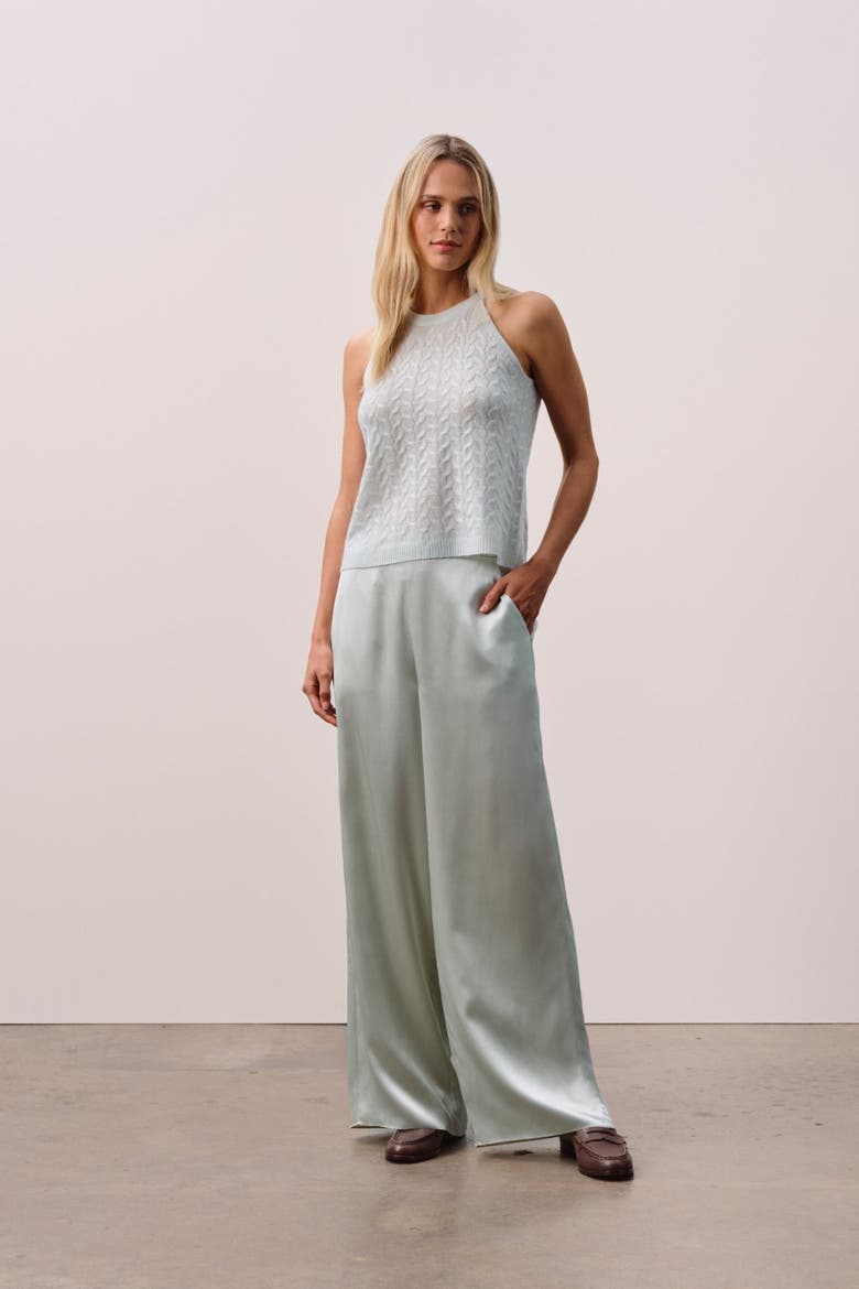 ALOUETTE CABLEKNIT TANK, Main, color, Jadite