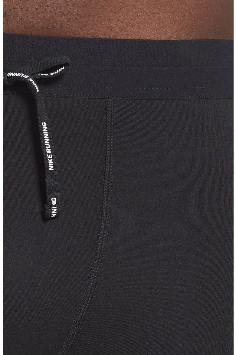 Power Tech Running Tights, Alternate, color, BLACK/ BLACK/ SILVER