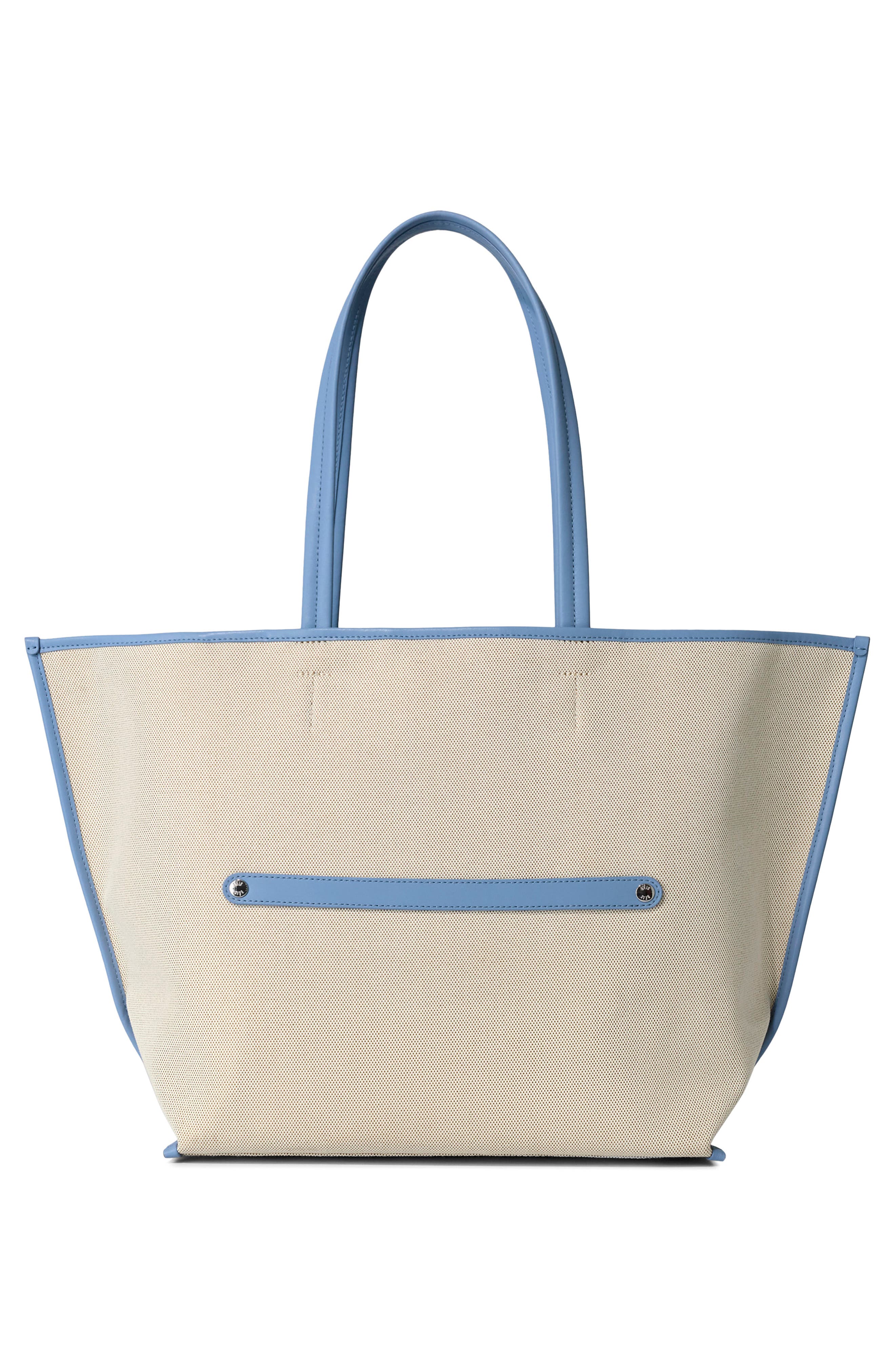 The Canvas & Leather Tote, Alternate, color, DUSTY BLUE