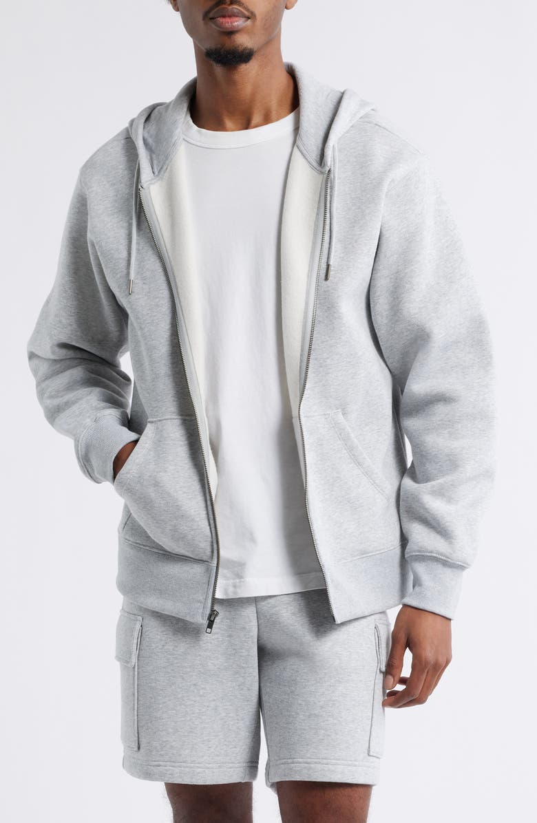 BP. Front Zip Hoodie, Main, color, Grey Soft Heather