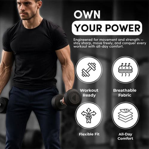 Benben 3 Pack Ultra Soft Fleece Jogger Sweatpants