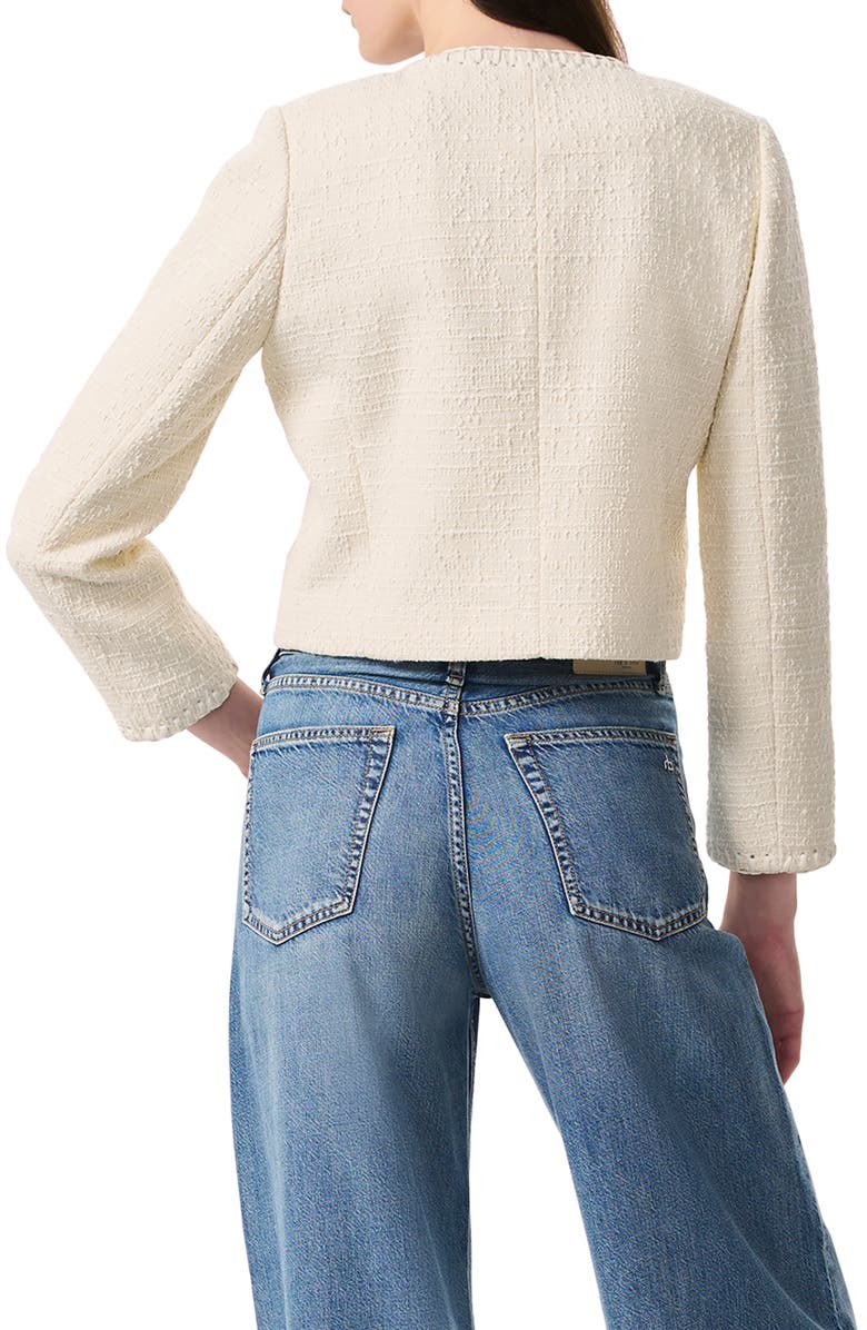 rag & bone Cheyenne Tweed Jacket, Alternate, color, White