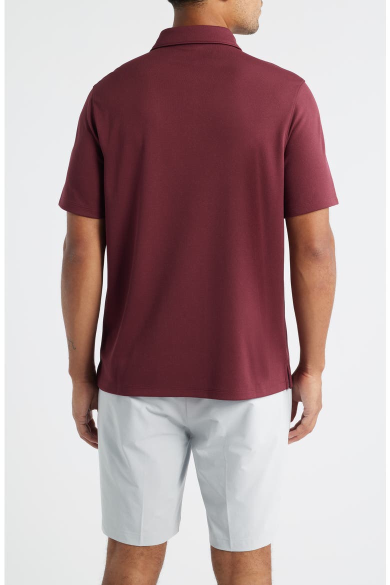 Swing Golf Polo, Alternate, color, BURGUNDY TANNIN