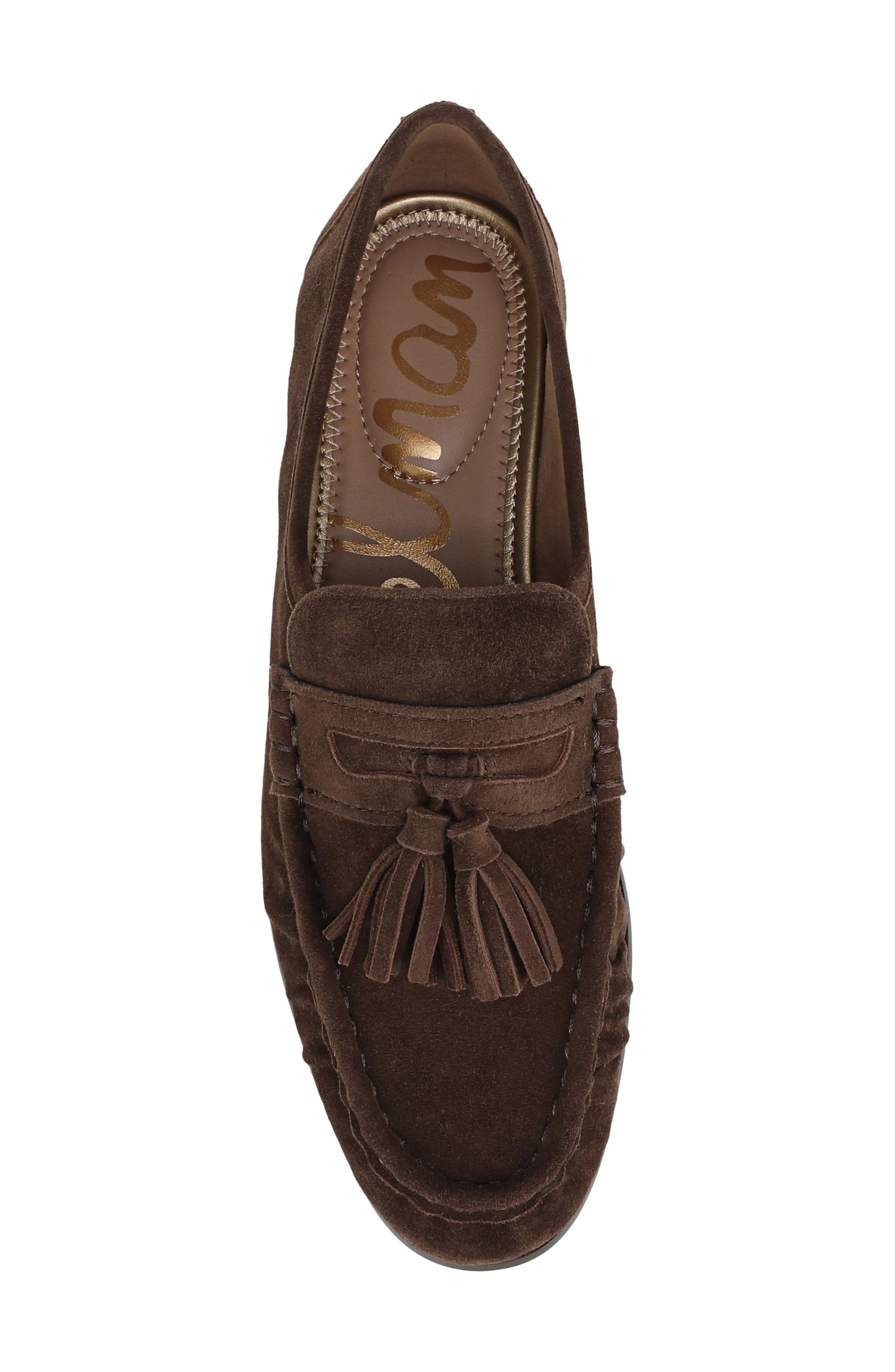 Lana Tassel Loafer, Alternate, color, MUSTANG BROWN