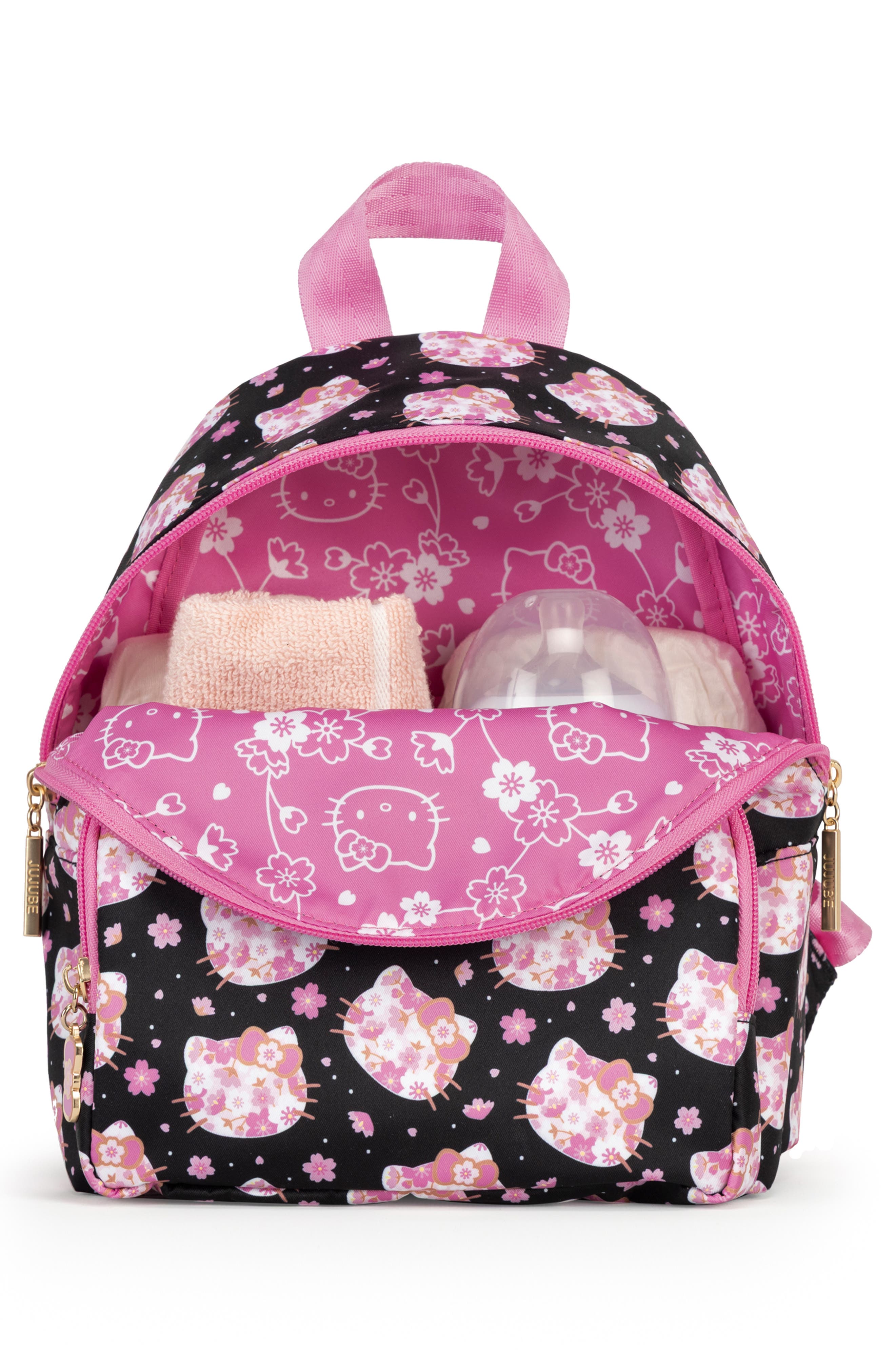 JuJuBe Everyday Mini Diaper Backpack, Alternate, color, Cherry Blossoms