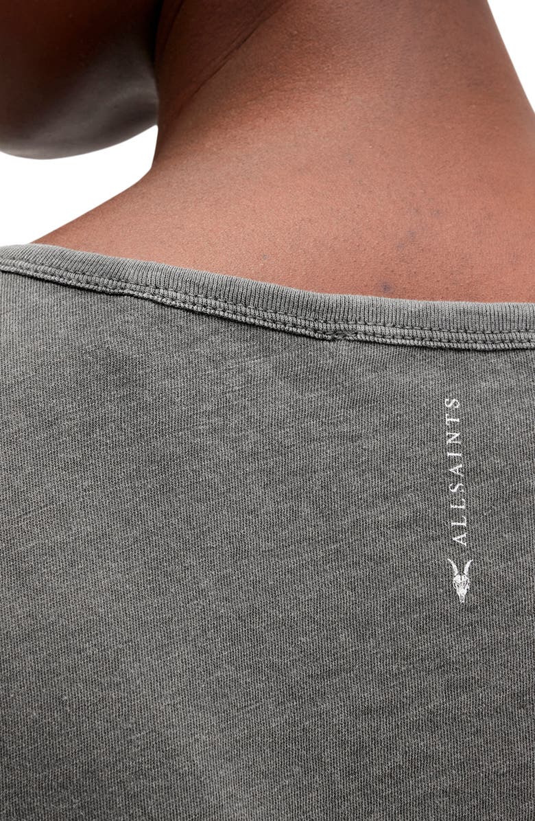 AllSaints Anna V-Neck Cotton T-Shirt, Alternate, color,