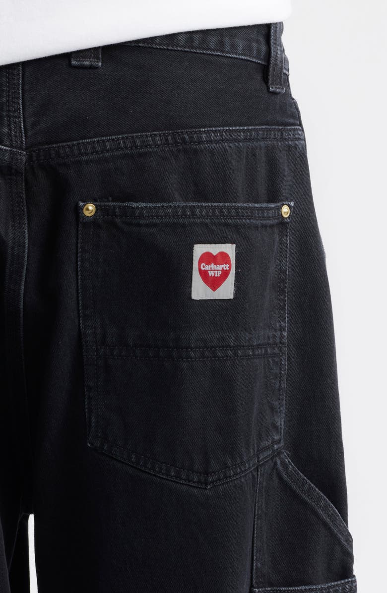 Carhartt Work In Progress Nash Double Knee Loose Fit Jeans, Alternate, color, Grey Multi