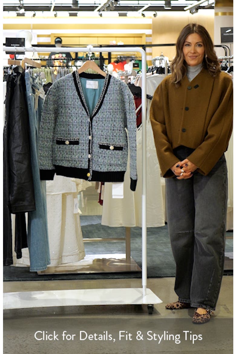 Premium Bouclé Wool Blend Cardigan video