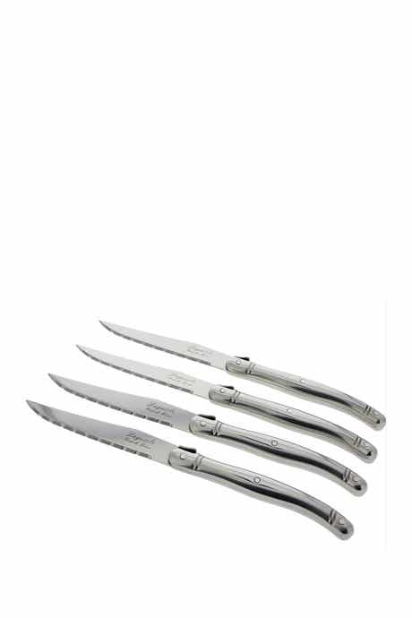 FRENCH HOME Laguiole Stainless Steel Steak Knives - Set of 4