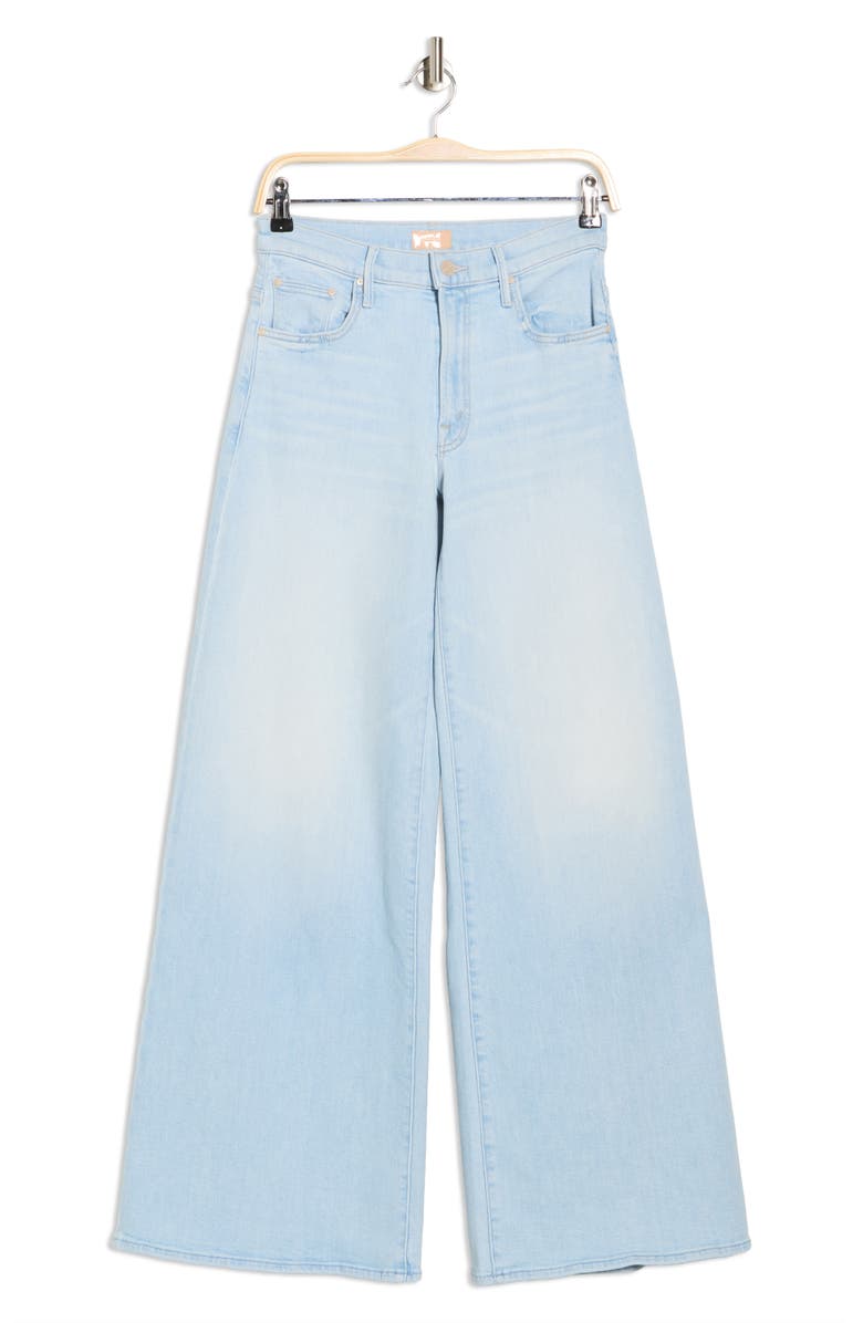 MOTHER The Swisher Sneak Wide Leg Jeans, Alternate, color, 