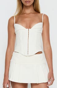 Princess Polly Francee Lace Corset Top