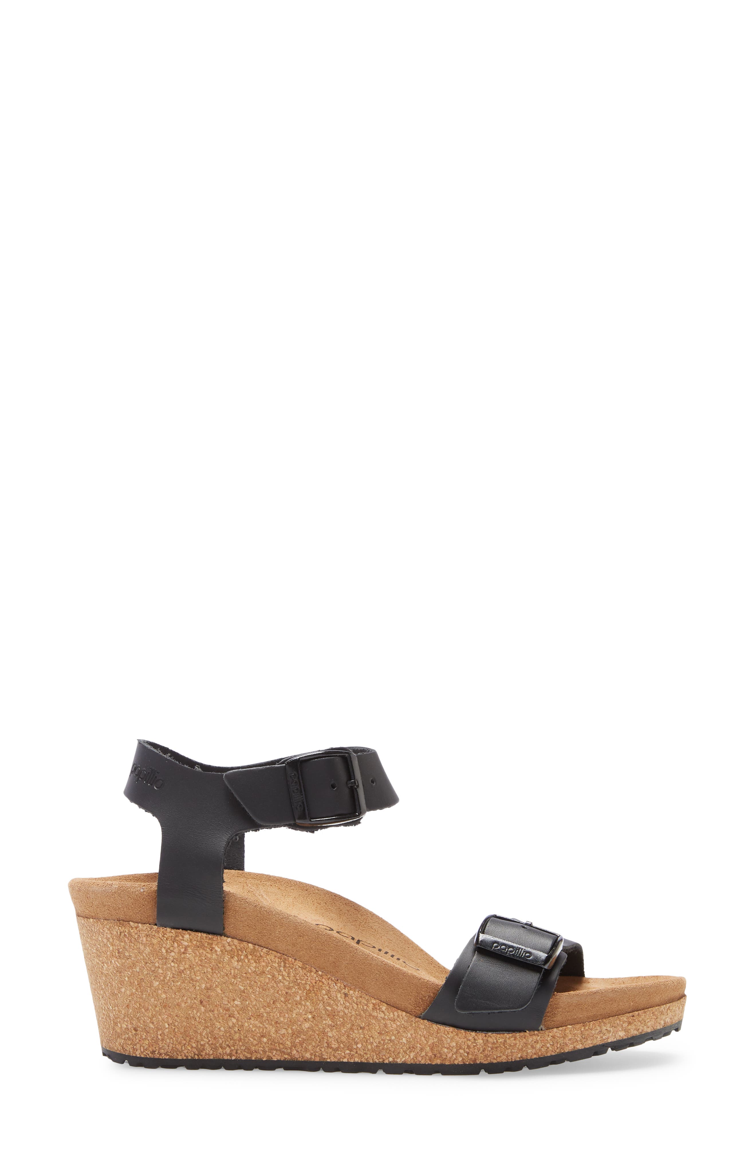 Birkenstock Papillio by Birkenstock Soley Wedge Sandal, Alternate, color, 