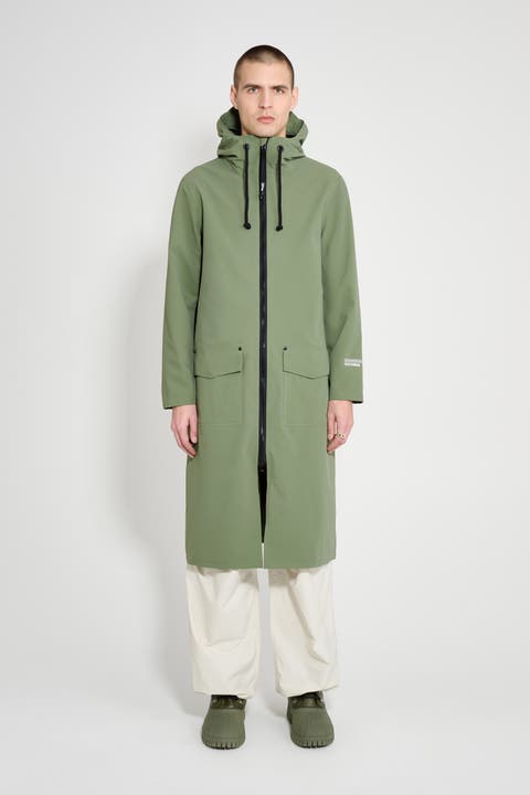 Stockholm Long Patch Matte Raincoat